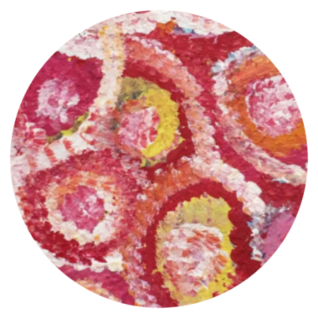 Pencil Yam Seed by Dolly Mills Petyarre