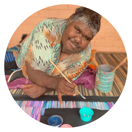 Jeannie: An exhibition of paintings by Utopia artist Jeannie Mills Pwerle