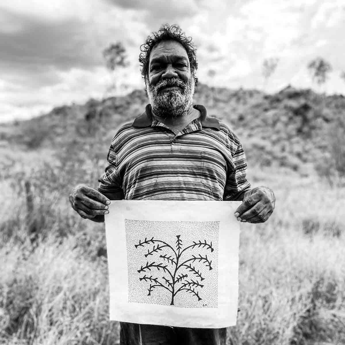 Bush Medicine von Laurie Morton Kngwarreye