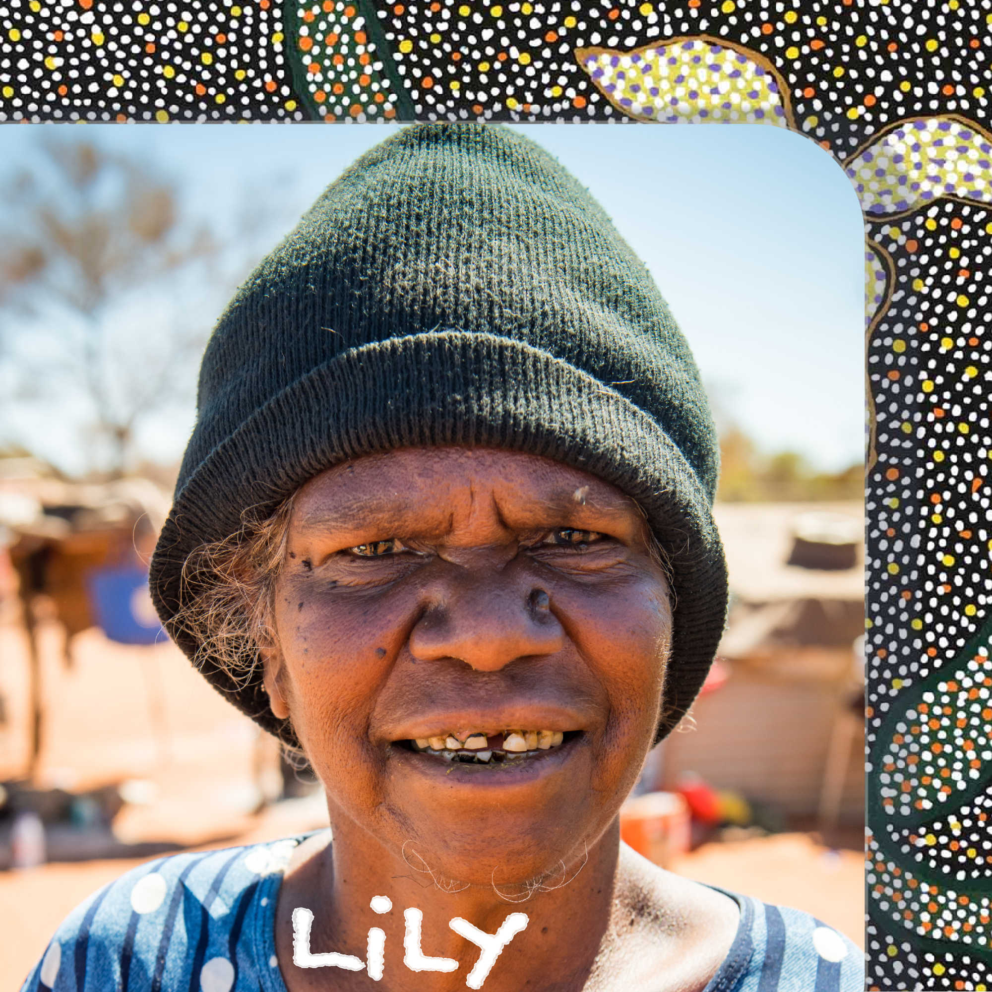 Lily Lion Kngwarreye