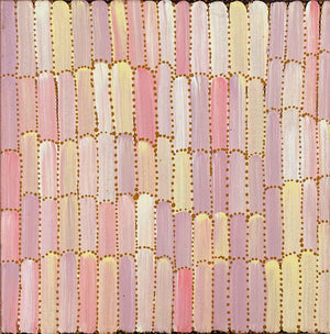 Desert Yam by Jeannie Mills Pwerle | Stretched (SOLD)