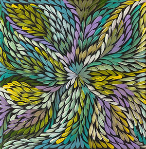 Yam Flower by Dulcie Pwerle | Stretched (SOLD)