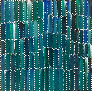 Desert Yam by Jeannie Mills Pwerle | Stretched (SOLD)