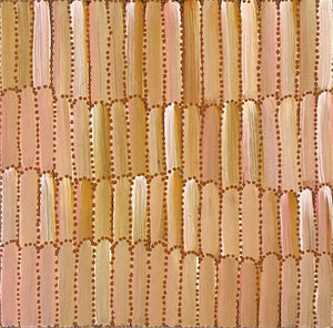 Desert Yam by Jeannie Mills Pwerle | Stretched (SOLD)