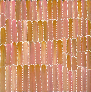 Desert Yam by Jeannie Mills Pwerle | Stretched (SOLD)