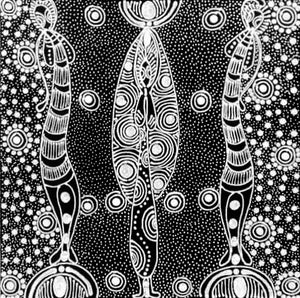 Dreamtime Sisters by Colleen Wallace Nungari (SOLD)