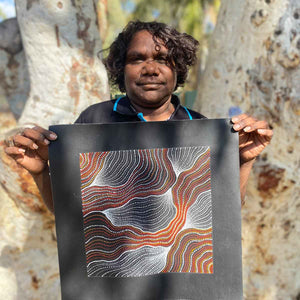 My Country by Delvine Petyarre | Stretched (SOLD)