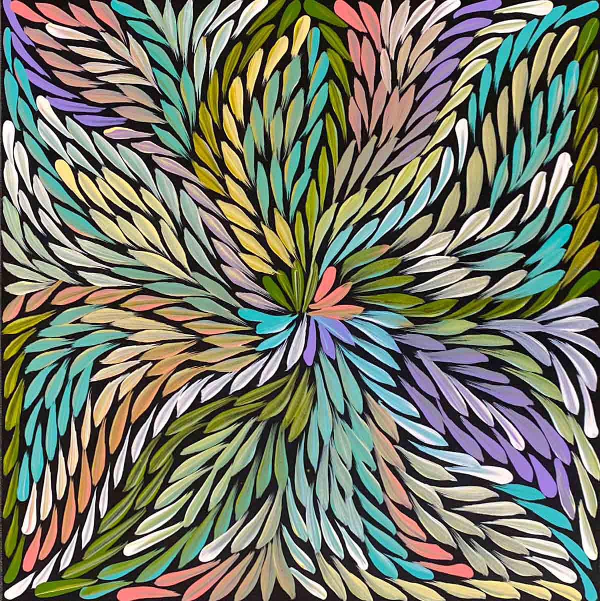 Yam Leaf by Dulcie Pwerle