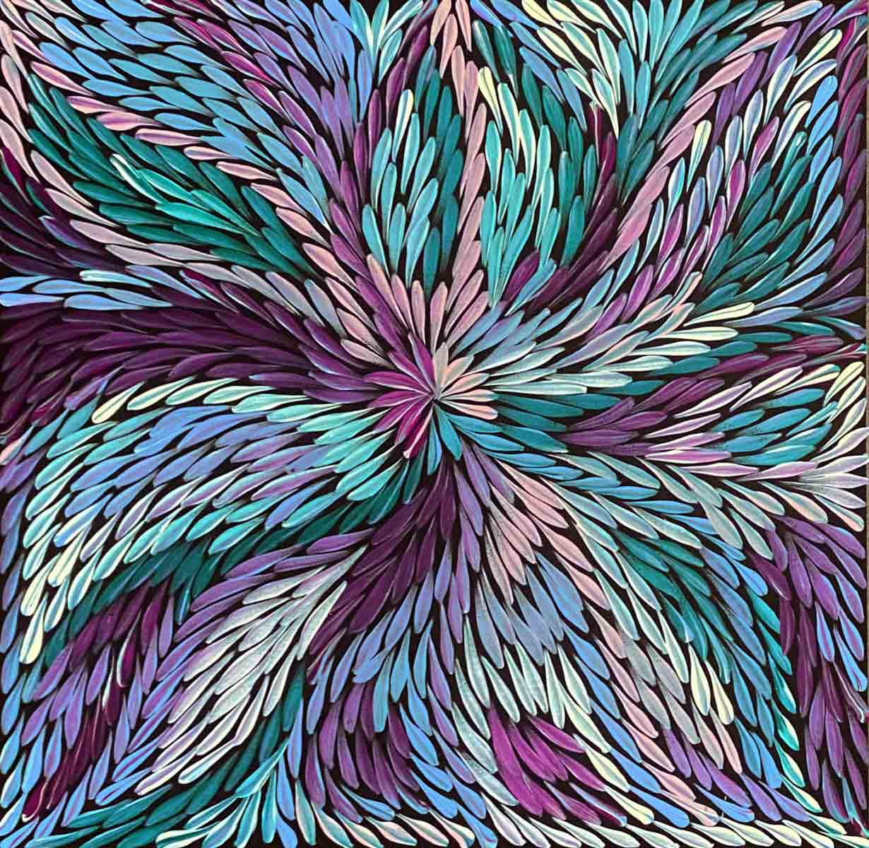 Yam Leaf by Dulcie Pwerle