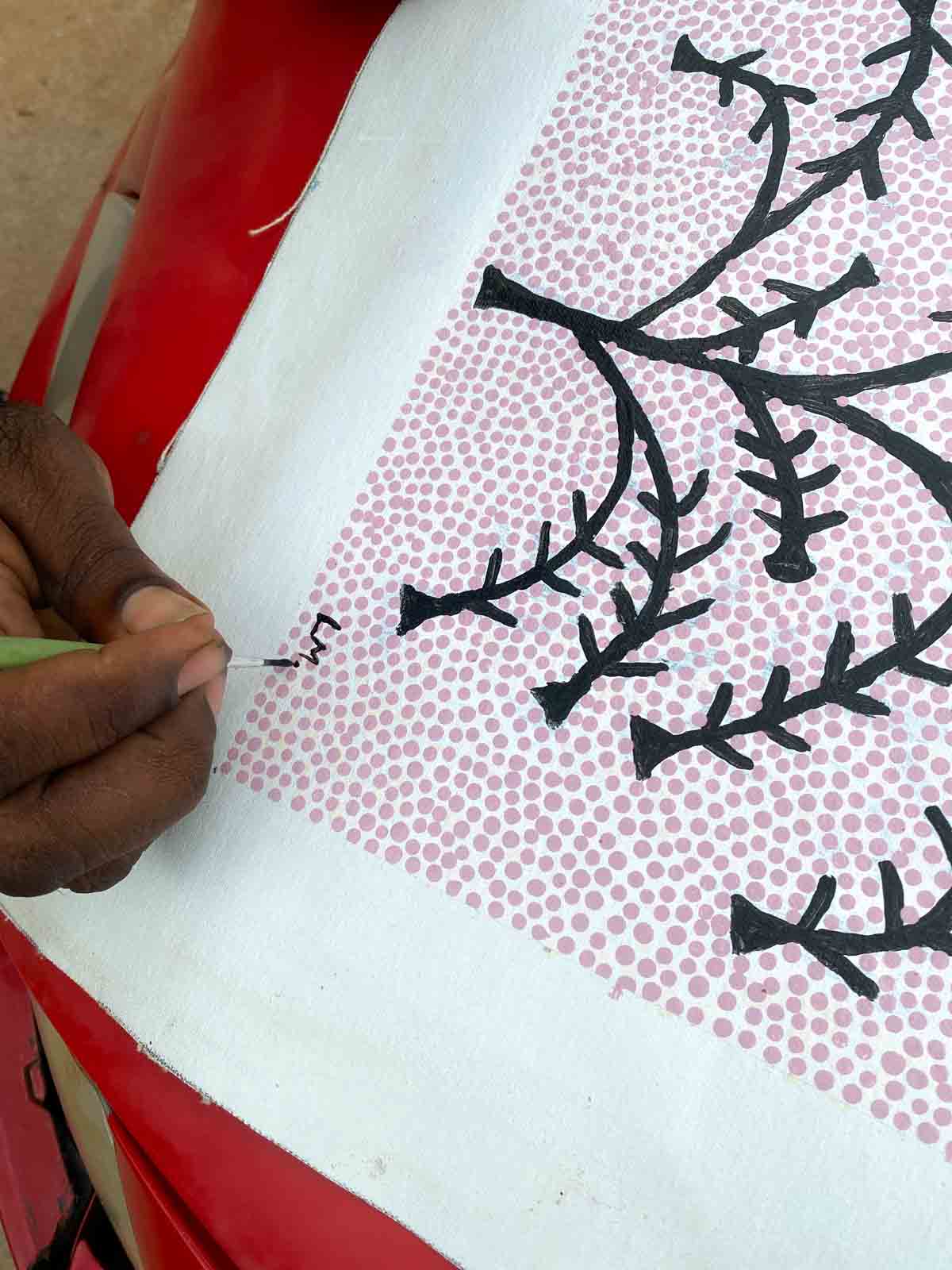 Bush Medicine von Laurie Morton Kngwarreye