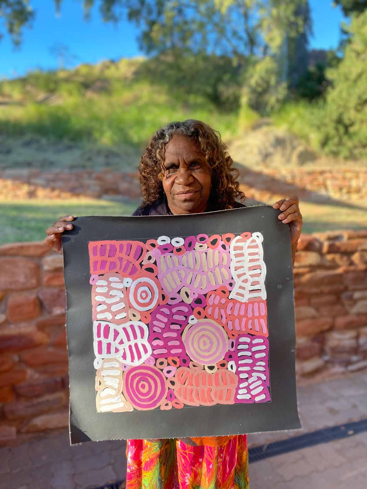 My Mother's Country by Dora Mbitjana (SOLD)