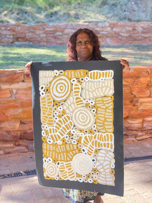 My Mother's Country by Dora Mbitjana (SOLD)