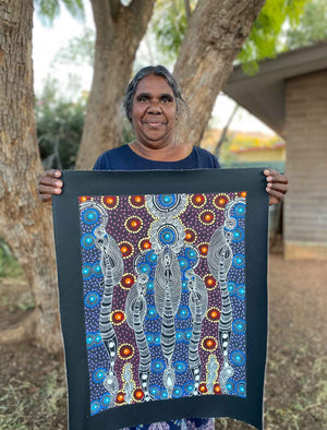 Dreamtime Sisters by Colleen Wallace Nungari (SOLD)