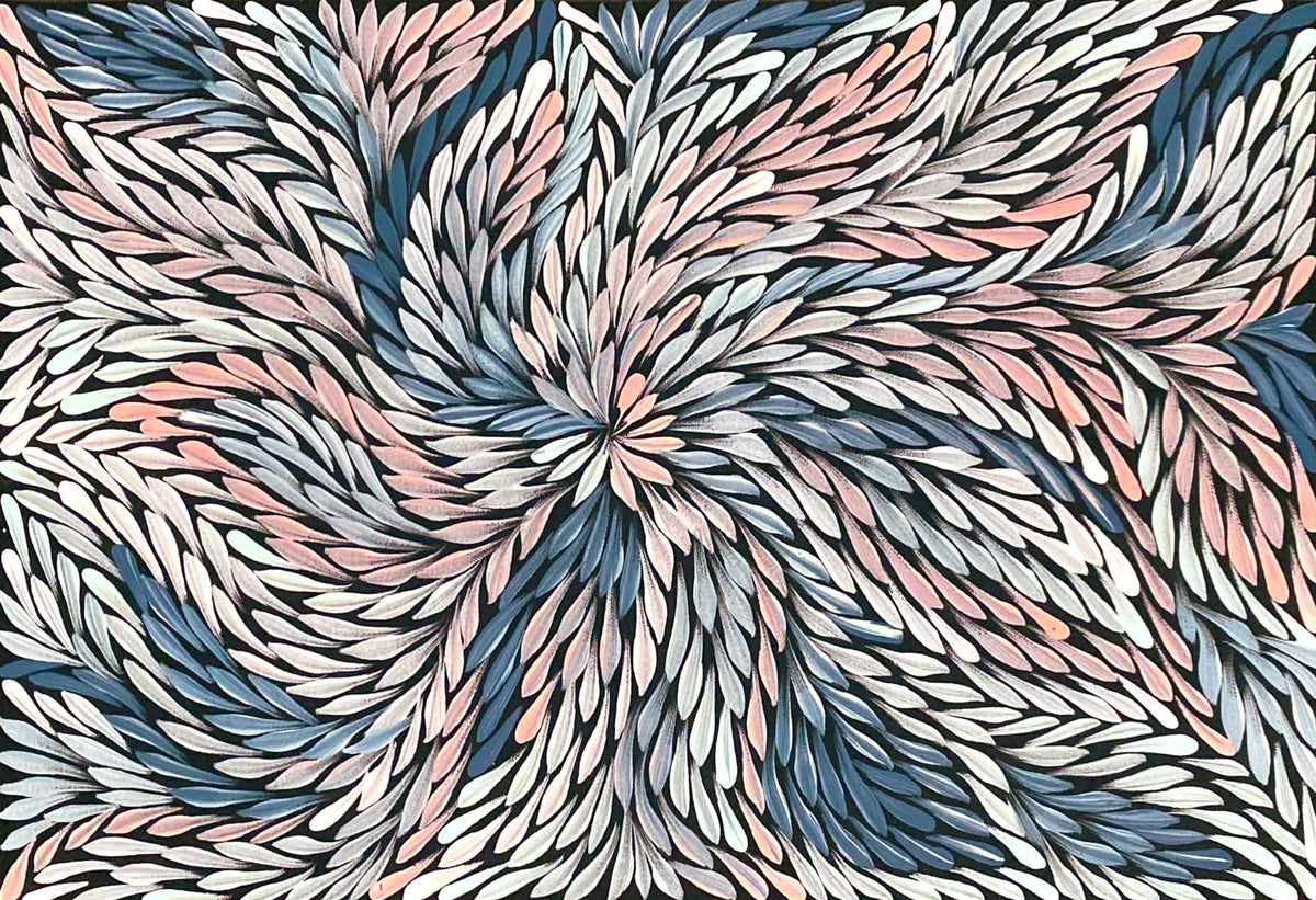 Yam Leaf by Dulcie Pwerle (SOLD)