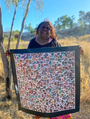 Bush Medicine by Joycie Morton Petyarre (SOLD)