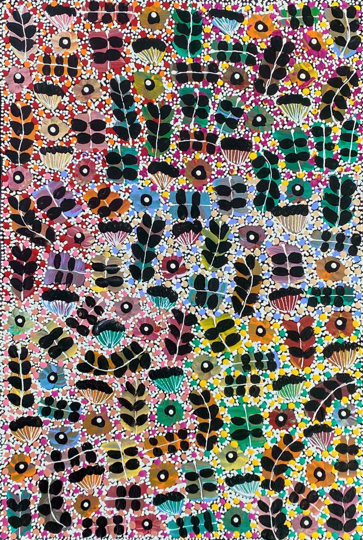 Bush Medicine by Joycie Morton Petyarre (SOLD)