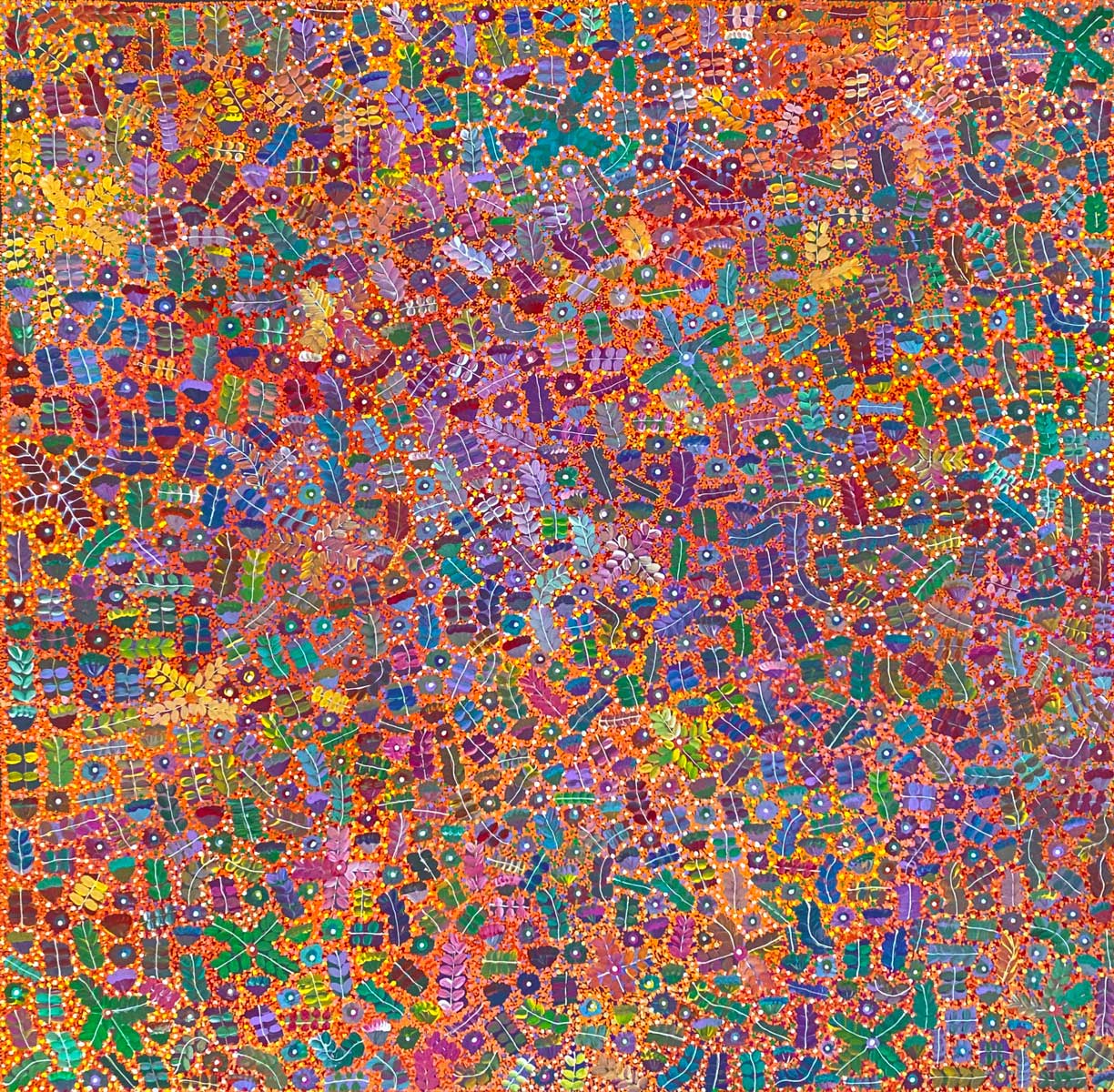 Bush Medicine by Joycie Morton Petyarre (SOLD)