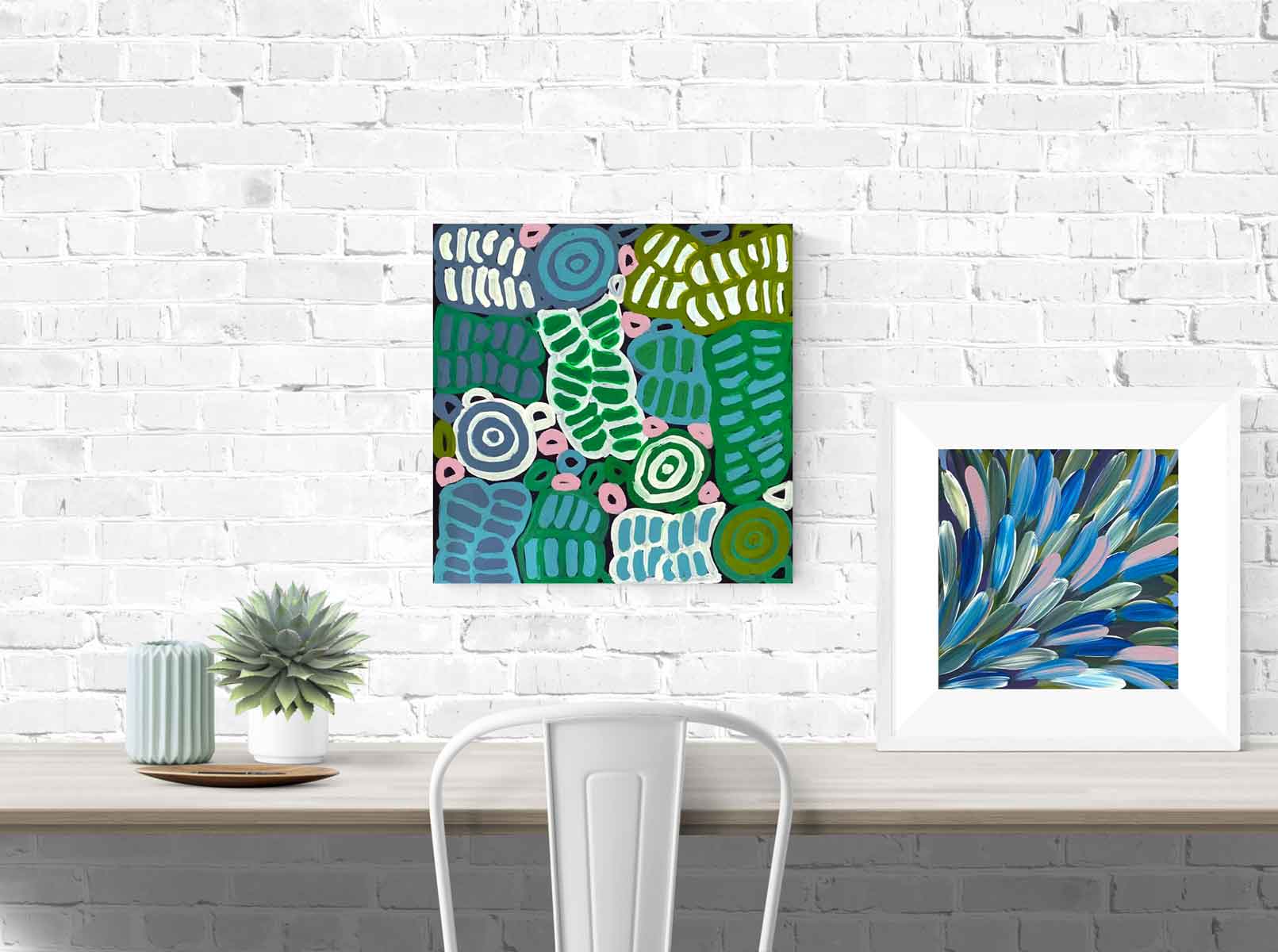 My Mother's Country by Dora Mbitjana (SOLD)