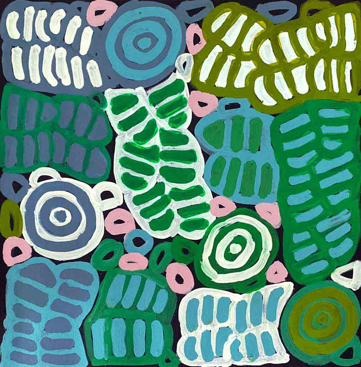 My Mother's Country by Dora Mbitjana (SOLD)