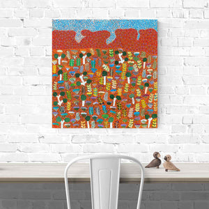 Bush Medicine by Joycie Morton Petyarre (SOLD)