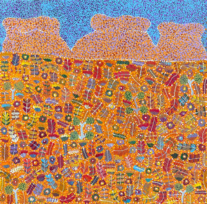 Bush Medicine by Joycie Morton Petyarre (SOLD)