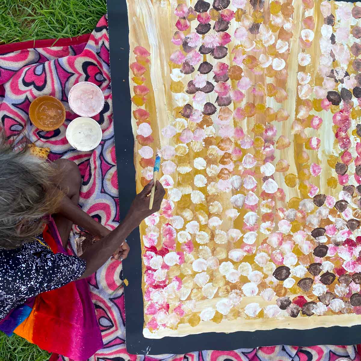 Alhalkere Country by Bessie Purvis Petyarre (SOLD)