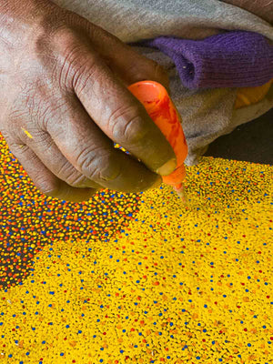 Bush Berries by Josepha Petrick Kemarre (SOLD)