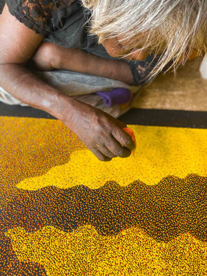 Bush Berries by Josepha Petrick Kemarre (SOLD)