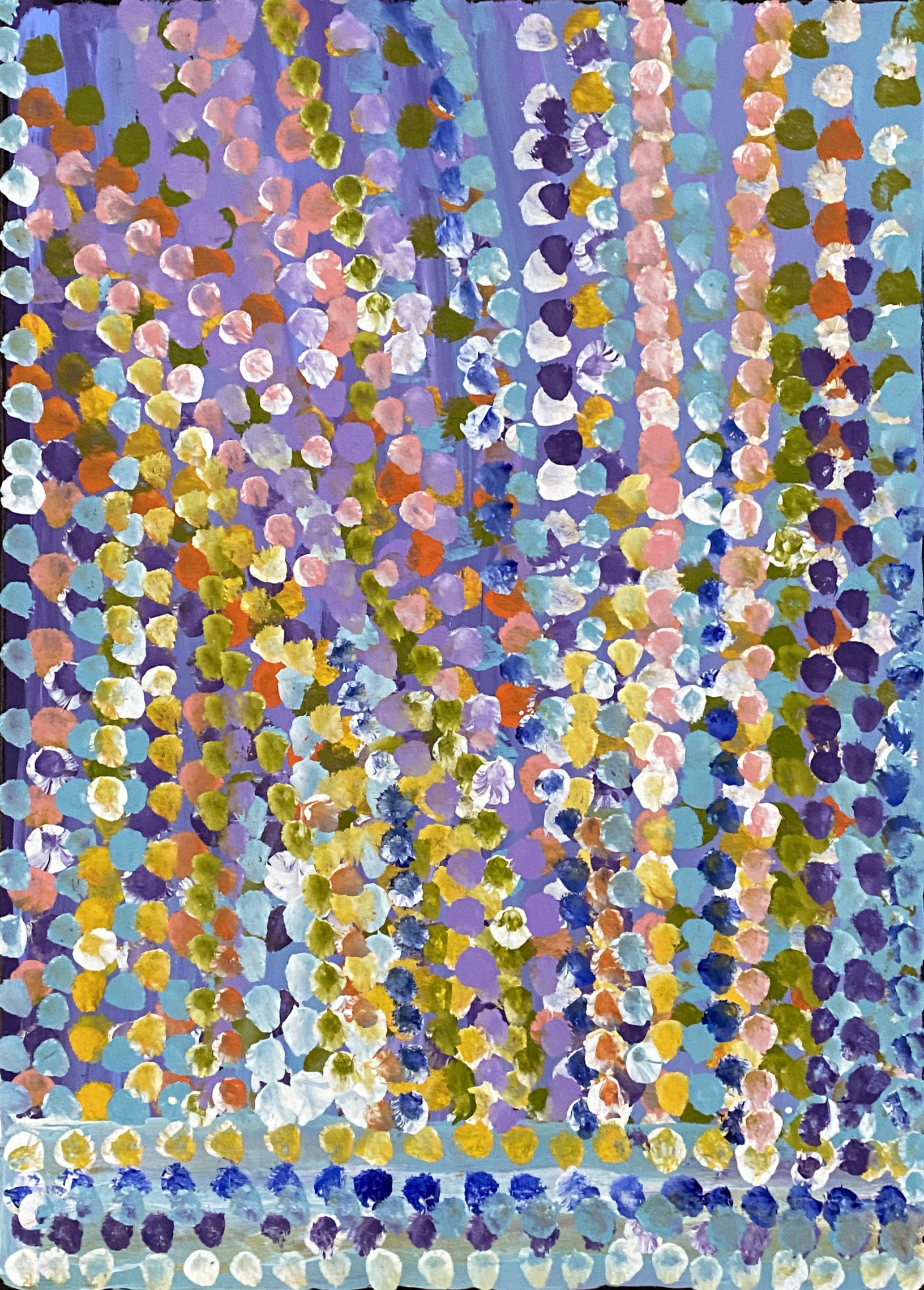 Alhalkere Country by Bessie Purvis Petyarre