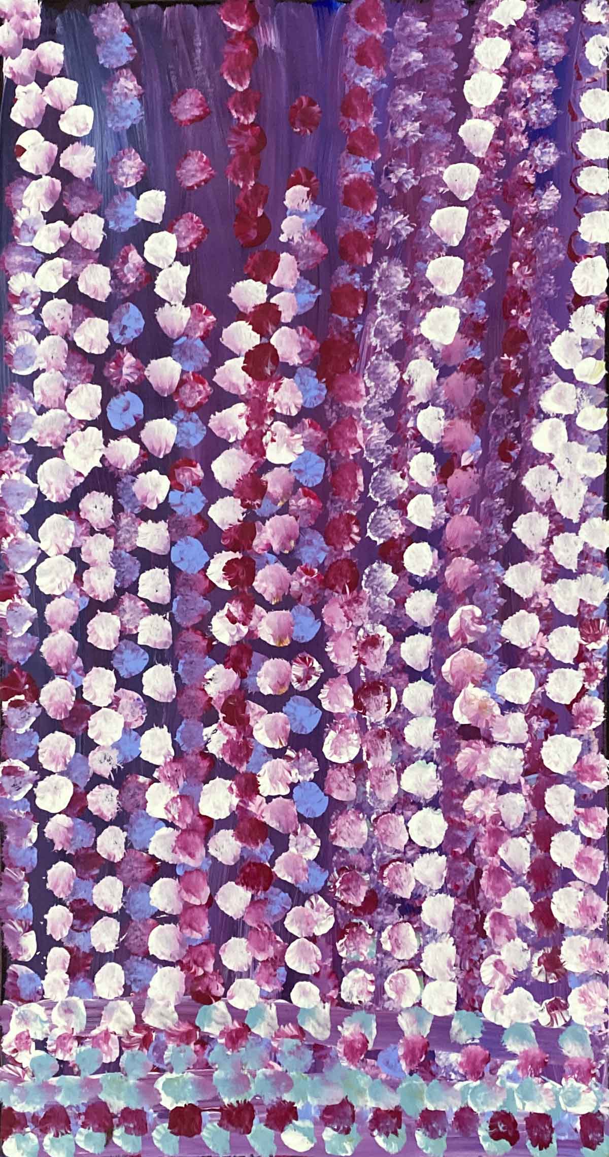 Alhalkere Country by Bessie Purvis Petyarre