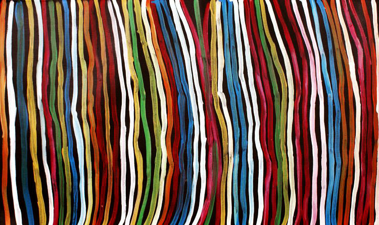 Awely Atnwengerrp by Minnie Pwerle, 150cm x 90cm. Aboriginal Painting. #AboriginalArt #UtopiaLane