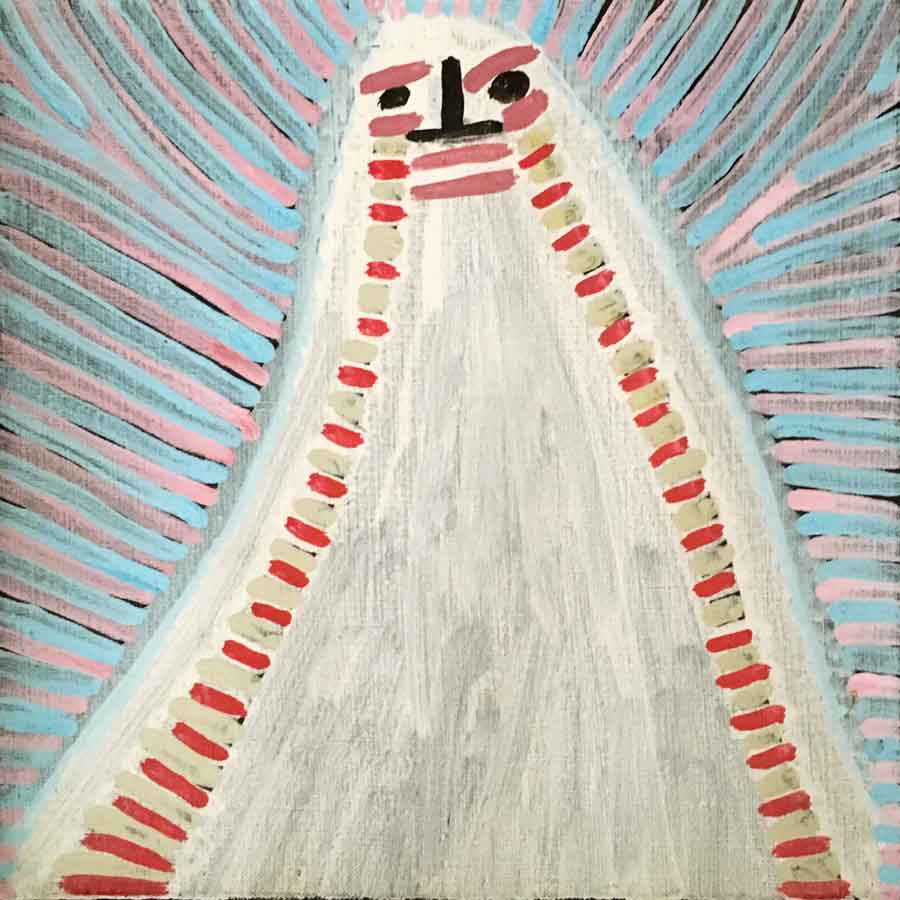 Atham-areny Story by Angelina Ngale (Pwerle), 30cm x 30cm. Aboriginal Painting. #AboriginalArt #UtopiaLane