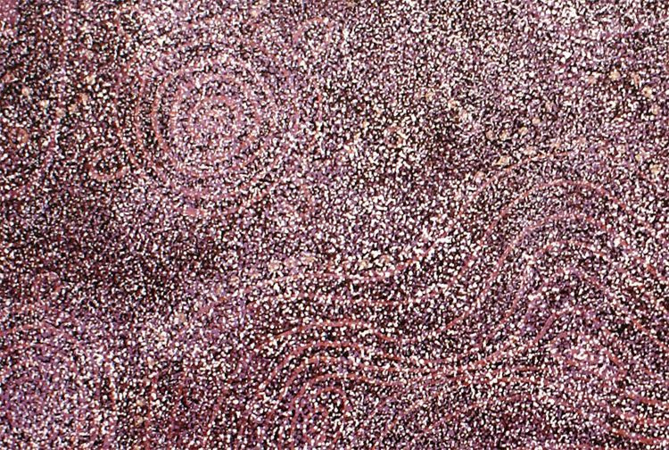 My Mother's Country by Barbara Weir (SOLD), 180cm x 120cm. Aboriginal Painting. #AboriginalArt #UtopiaLane