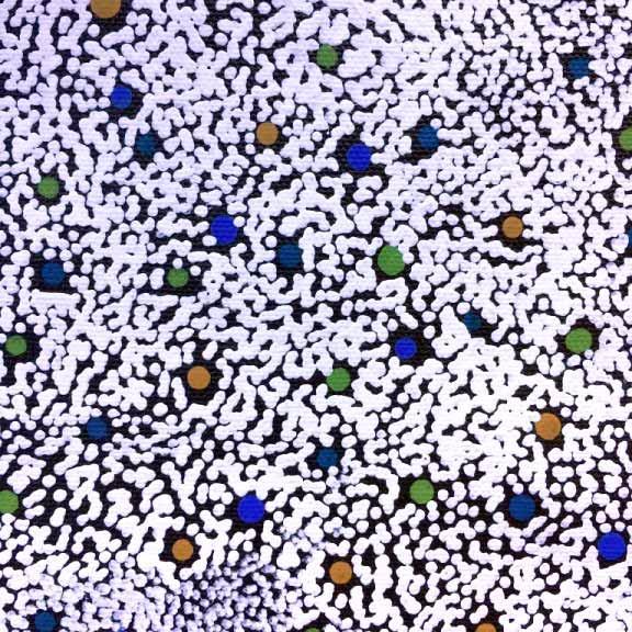 Anwekety (Conkerberry) by Elizabeth Mpetyane, 30cm x 30cm. Aboriginal Painting. #AboriginalArt #UtopiaLane