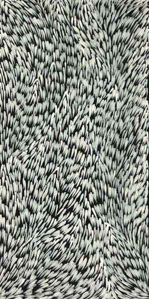 Leaves by Gloria Petyarre by Gloria Petyarre, 90cm x 45cm. Australian Aboriginal Art.