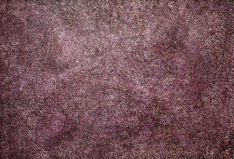 My Mother's Country by Barbara Weir (SOLD), 180cm x 120cm. Aboriginal Painting. #AboriginalArt #UtopiaLane