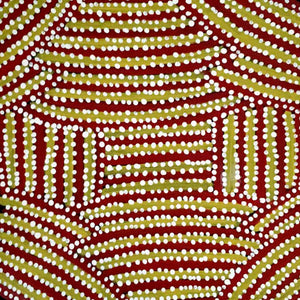 Awelye for Arnkerrthe by Myrtle Petyarre by Myrtle Petyarre, 30cm x 30cm. Australian Aboriginal Art.