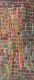 Anaty (Desert Yam) by Jeannie Mills Pwerle by Jeannie Mills Pwerle, 210cm x 90cm. Australian Aboriginal Art.