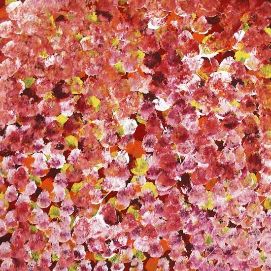Anwekety (Conkerberry) by Polly Ngale, 30cm x 30cm. Aboriginal Painting. #AboriginalArt #UtopiaLane