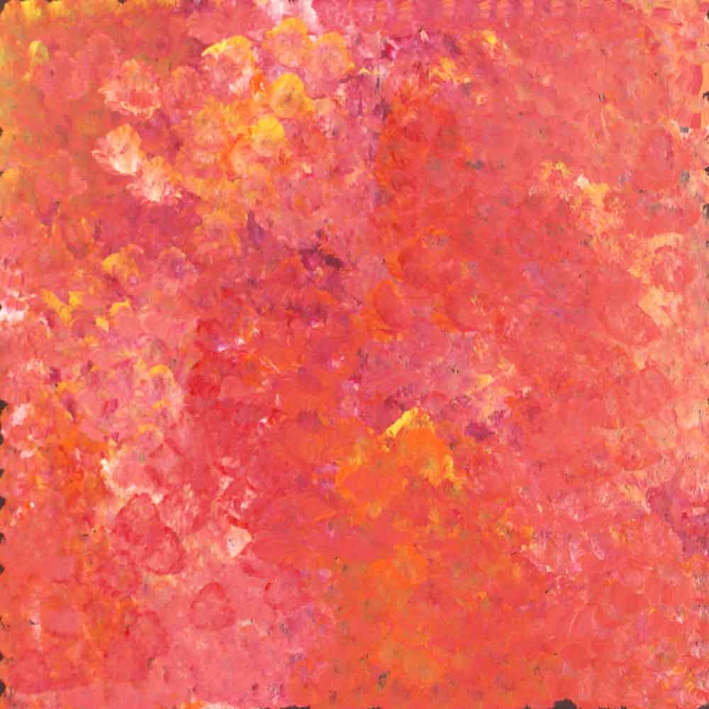 Anwekety (Conkerberry) by Polly Ngale-by-Polly Ngale-30cm x 30cm-at-Utopia-Lane-Gallery #AboriginalArt #Polly Ngale