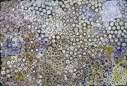 Soakages by Lena Pwerle (SOLD), 180cm x 120cm. Aboriginal Painting. #AboriginalArt #UtopiaLane