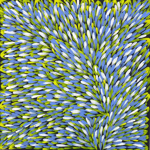 Leaves by Gloria Petyarre by Gloria Petyarre, 45cm x 45cm. Australian Aboriginal Art.