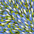 Leaves by Gloria Petyarre by Gloria Petyarre, 45cm x 45cm. Australian Aboriginal Art.