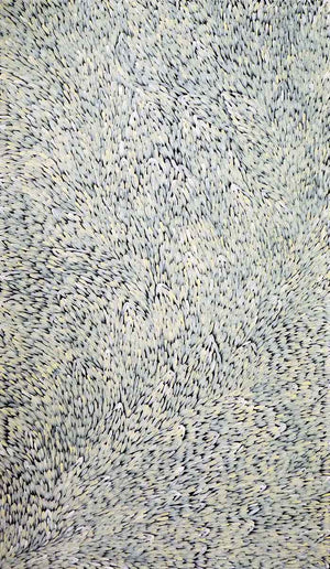 Leaves by Gloria Petyarre by Gloria Petyarre, 270cm x 150cm. Australian Aboriginal Art.