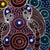 Dreamtime Sisters by Colleen Wallace Nungari (SOLD), 180cm x 120cm. Aboriginal Painting. #AboriginalArt #UtopiaLane