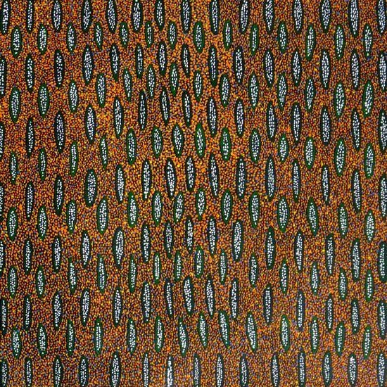 Ilyarnayt by Michelle Lion Kngwarreye by Michelle Lion Kngwarrey, 45cm x 45cm. Australian Aboriginal Art.