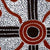 Bush Plum Dreaming by Lindsay Bird by Lindsay Bird Mpetyane, 45cm x 45cm. Australian Aboriginal Art.