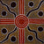 Bush Plum Dreaming by Lindsay Bird by Lindsay Bird Mpetyane, 45cm x 45cm. Australian Aboriginal Art.