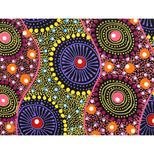 Alpar Seed Story by Karen Bird Ngale by Karen Bird Ngale, 45cm x 30cm. Australian Aboriginal Art.