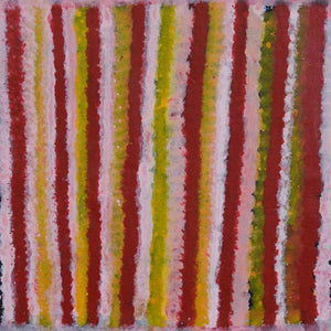 Conkerberry Dreaming by Matthew Mpetyane by Matthew Mpetyane, 30cm x 30cm. Australian Aboriginal Art.